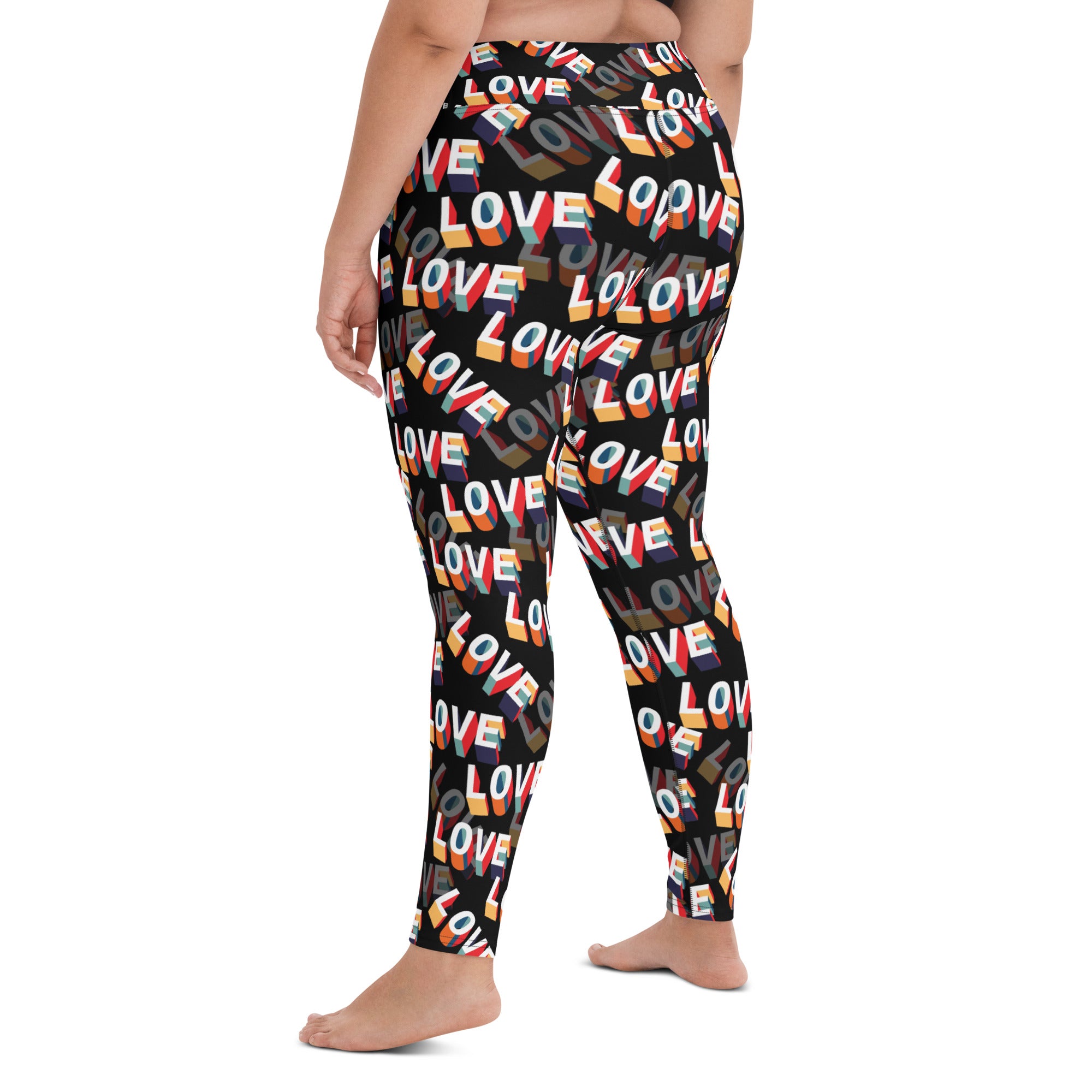 LOVE Is In The Air Yoga Leggings